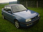 Fotka - VW Golf III Cabrio 1.8 i rok 1994 modr metallza - Fotografie . 2